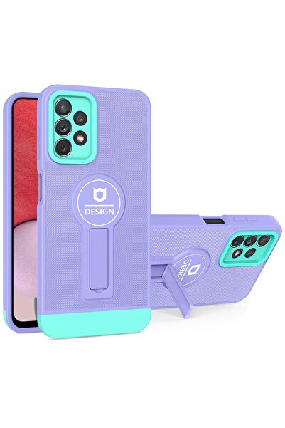 Apple Armor Design Case with Stand for iPhone 7/8/SE2 - Purple/Blue, Magnetic Car Mount, Wireless Ch