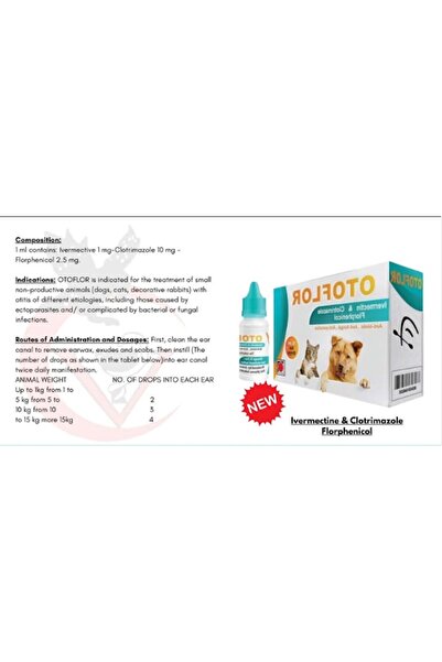 otoflor Drops For Ear Mites treatment