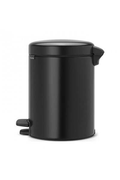 Brabantia NewIcon 649014 Pedal Bin, 5 l, Soft Close, Anti-Slip Base, Black
