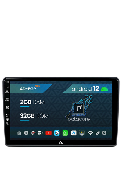 AutoDrop Toyota Auris (2006-2012), P-Octacore / 2GB RAM + 32GB ROM, 9 Inch