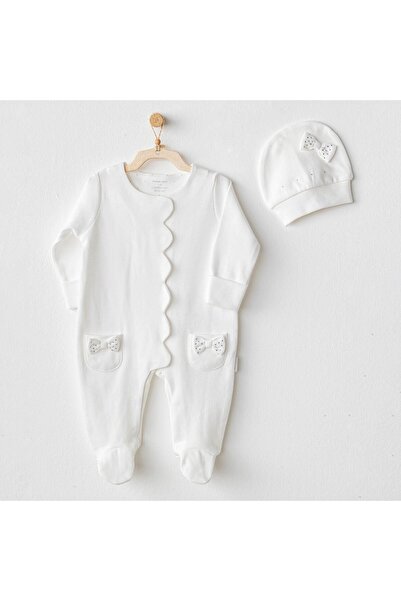 andywawa Ac25823 Chic Girl Jumpsuit Suit Ecru