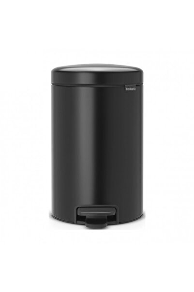 Brabantia NewIcon 649029 Coș de gunoi cu pedală, 12 l, închidere silențioasă,...