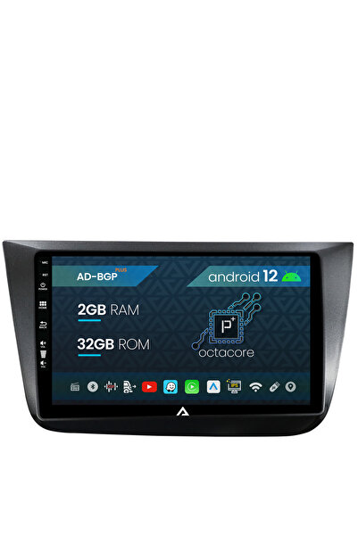 AutoDrop Navigatie Seat Altea/Toledo (2005-2012), Android 12, P-Octacore /2GB...