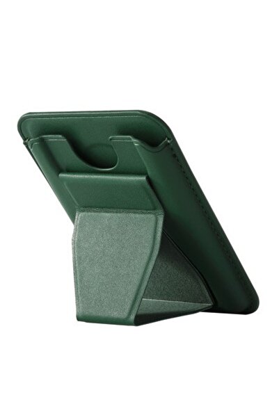 Universal Flippy MagSafe card wallet with integrated stand, Green