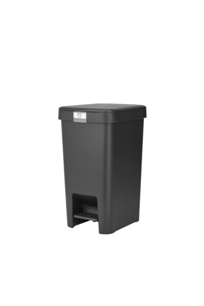 Brabantia StepUp Pedal Bin 1008479, 16 l, -friendly materials, Large opening, Dark grey