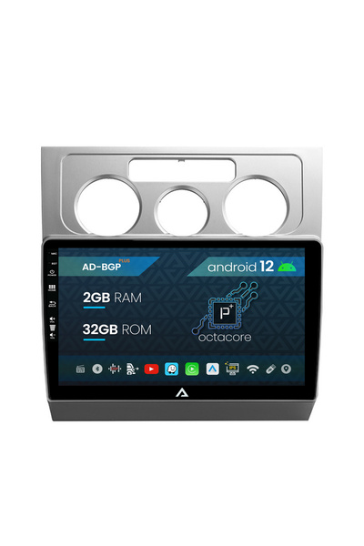AutoDrop Navigatie Volkswagen Touran (2003-2010), Android 12, P-Octacore / 2G...