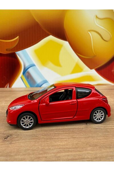 scntoys Peugeot 207 Diecast Model Car Peugeot 207 Metal Toy Car Pullback 12cm