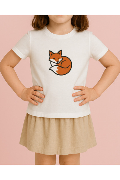 TREND YANKI Unisex Children's T-Shirt (Fox)
