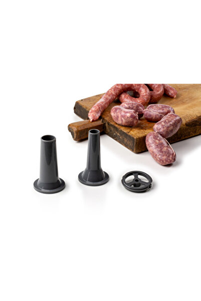 ARIETE 4079/00 planetary mixer attachment set, 11 pieces, Compatible with MODERNA 1589, Gray/black