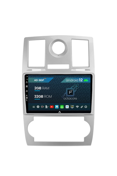 AutoDrop Navigatie Chrysler 300C (2004-2011), Android 12, P-Octacore / 2GB RA...