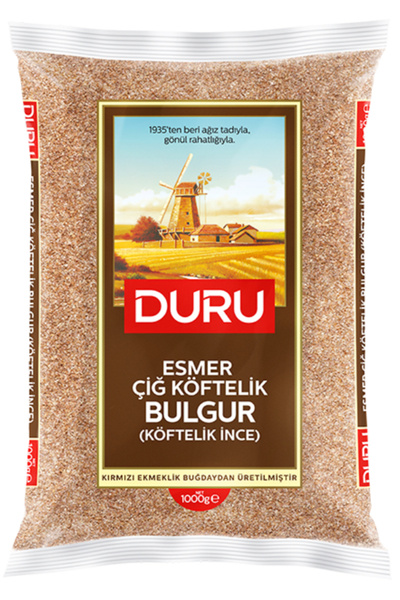 Duru Esmer Çiğ Köftelik Bulgur (Köftelik İnce) 1 kg