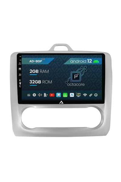 AutoDrop Navigatie Ford Focus MK2 2004-2011, Clima Automata, Android 12, P-Oc...