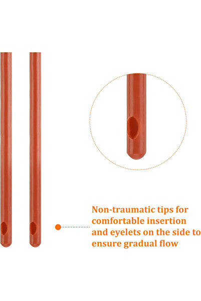 DMYRDH 10pcs 39cm 18FR Rubber Enema Tubes Colon Tubes for Coffee Enemas Higher Colon Cleanse for Secure