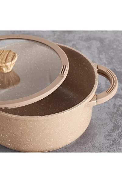 Generic Marshmellow Aluminium Induction Base Casserole - 4.19 L