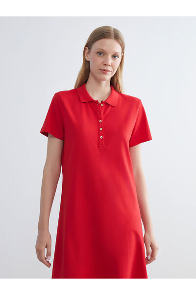 LC Waikiki Peak Yeni Sezon Polo Yaka A Kesim Elbise