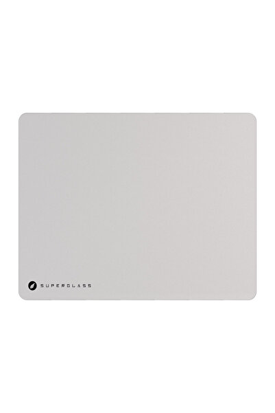 Hawk Gaming HM20 SuperGlass Kaymaz Taban 5mm Temperli 42x33 Cam Beyaz Mousepad