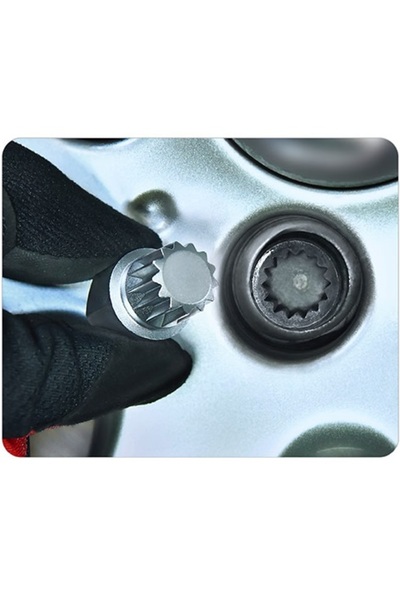TOPTUL Car bolt wrench set JGAI2302, length 30 mm, with impact wrench, 1/2 inc driver