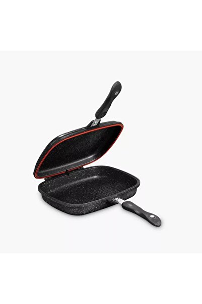 Generic Die Cast Non-Stick Double Grill Pan - 36 cm