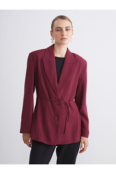 LC Waikiki Women's Belted Waist Blazer Jacket