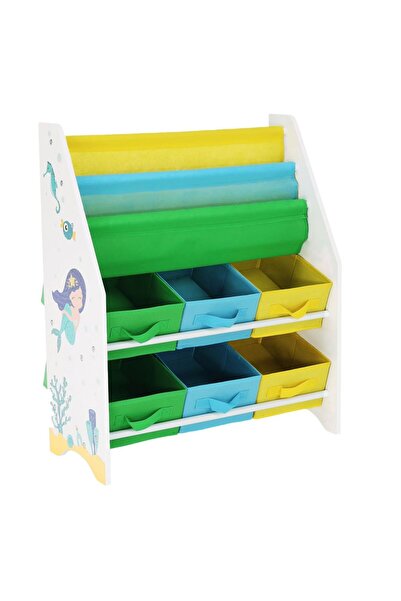 DacEnergy Organizator de jucarii , 6 cosuri din tesatura si 2 sub forma de fo...