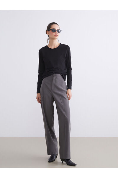 LC Waikiki بنطلون نسائي من مزيج مودال ضيق