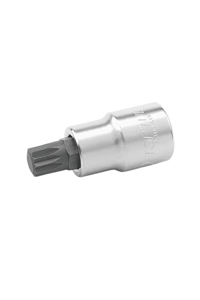 TOPTUL Socket bit BCHA1612, bi-hexagonal profile M12, 1/2 inch drive, 55 mm, chrome vanadium
