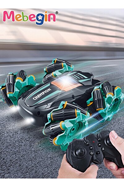 MEBEGIN لعبة سيارة سباق دريفت بتحكم عن بعد مع ضوء وموسيقى، 2.4 جيجاهرتز، تحكم...