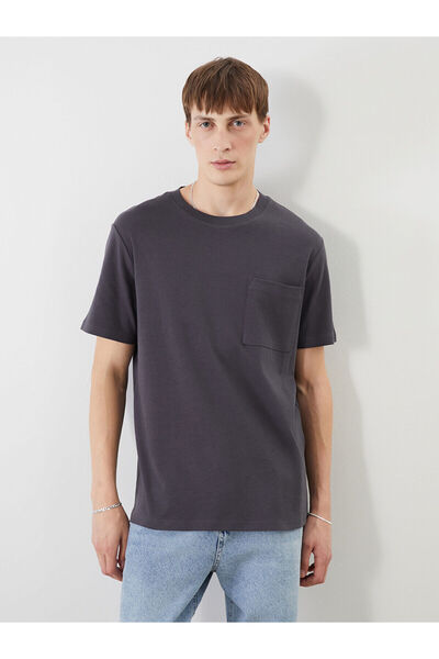 LC Waikiki طاقم الرقبة تي شيرت رجالي