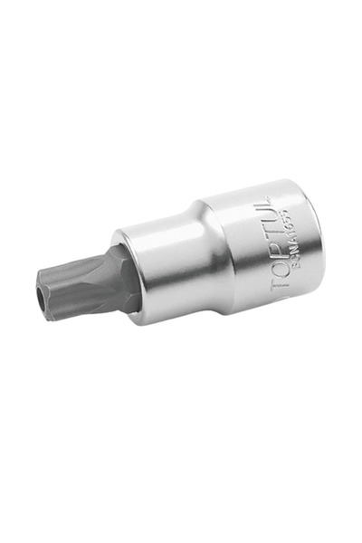 TOPTUL BCNA0820 socket bit, star profile, 1/4 inch square drive, T20 wrench size,