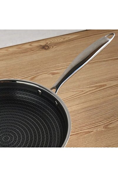 Generic Master Pro Triply Stainless Steel Frying Pan - 24 cm