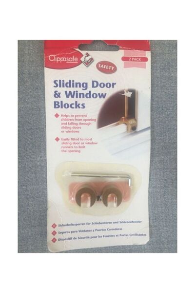 Clippasafe 2-Piece Sliding Door And Window Block Set