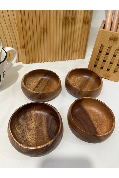 Home وعاء خشبي للوجبات الخفيفة أكاسيا 4 بوصة