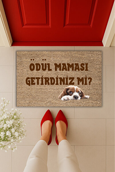 Dormot Yüksek Kaliteli Modern Dijital Baskı - Ödül Maması Köpek Temalı Paspas...