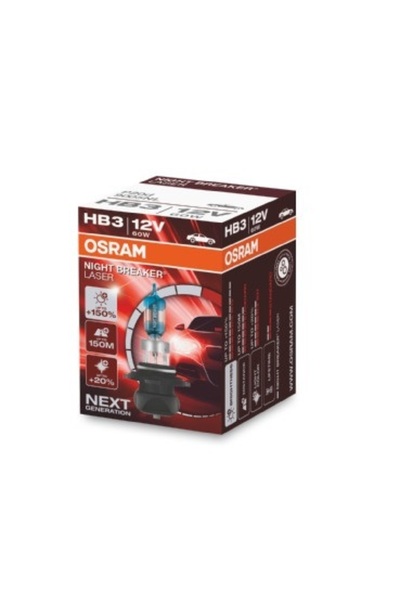 Osram Bec far faza lunga 12 V, 9005NL HB3 60 W Night Breaker Laser Nextgen +150