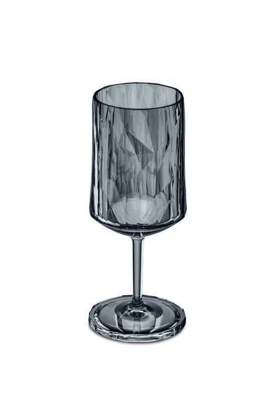 Koziol Wine & Cocktail Glass Transparent Grey Club No 4 410ml, Polycarbonate