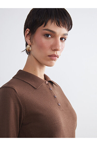 LC Waikiki Özmarka Yeni Sezon Polo Yaka Kadın Triko Kazak