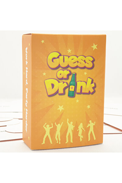 CARDLY Ghicește sau bea - Joc de băut Charades pentru adulți Joc de cărți de ...