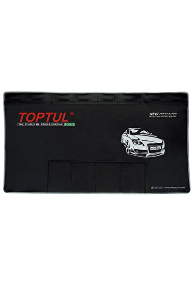 TOPTUL Protectie JJAQ1106 magnetica aripa auto, 1070 x 600 mm, 4 buzunare, negru