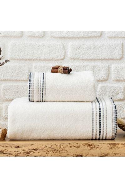 Schafer Home Rosy Dobby Towel 50X90 cm 1 Piece-Cream