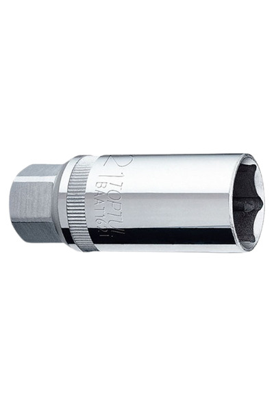 TOPTUL BAAT1616 magnetic socket wrench for spark plugs, 1/2 inch square drive, spanner size 16