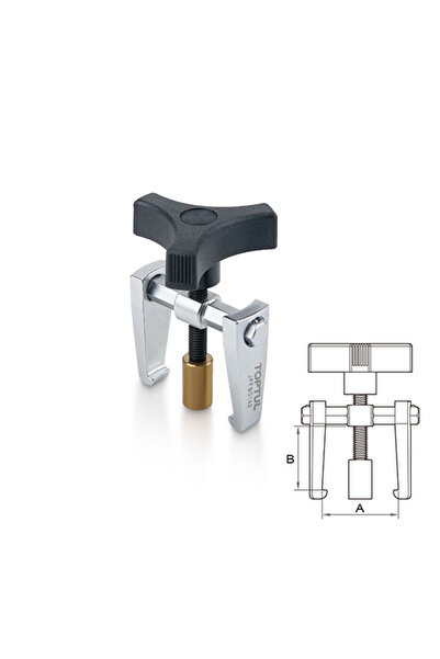 TOPTUL Wiper arm extractor JFFB0142, capacity 15 - 42 mm, screw M8 x 1.25 x 43