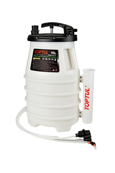 TOPTUL Extractor JJBZ0115 manual pentru fluide, capacitate 15 litri, temperatura suportată 1-100 Ce