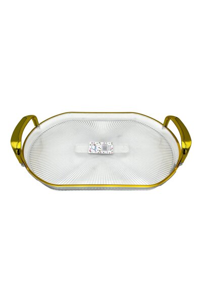 Home Clear Polypropylene Serving Tray 32x22 cm | MK06/62C-3222 – Durable & Stylish