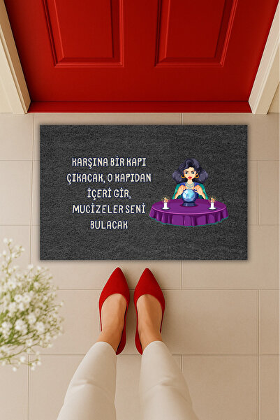 Dormot Yükse Kaliteli Modern Dijital Baskı-Mucizeler Seni Bulacak Paspas 70x4...