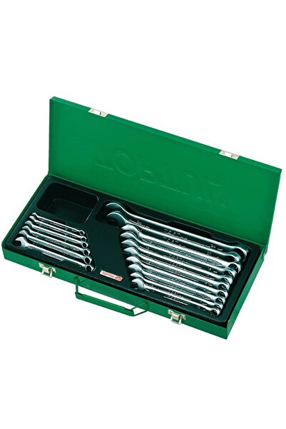 TOPTUL Trusa chei combinate GAAD1602, 16 piese, deschidere 6-24 mm, satinat, cutie metalică