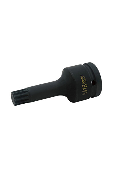 TOPTUL KADB2418 bit impact wrench, 3/4 inch square drive, star profile, M18 wrench size, lu