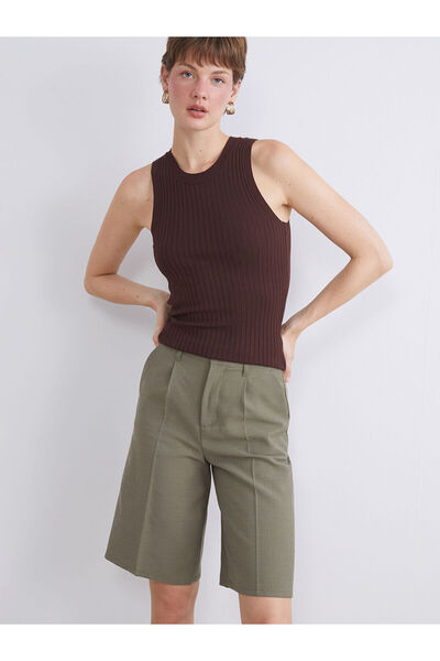 LC Waikiki Özmarka Новий сезон Велосипедна комір Жіночий трикотажний топ