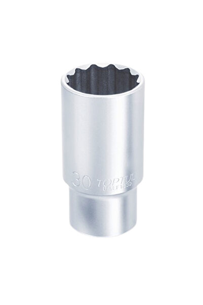TOPTUL BAEF1216 long socket wrench, 3/8 inch drive, bi-hexagonal profile, spanner size 16