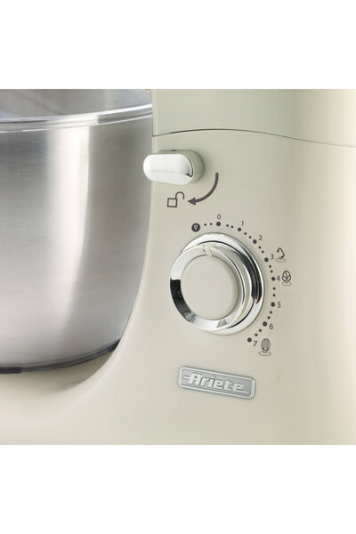 ARIETE VINTAGE 1588/04 Planetary Mixer, 2400W, 5.5 l, 7 speeds, Pulse, Retro design, White/Green
