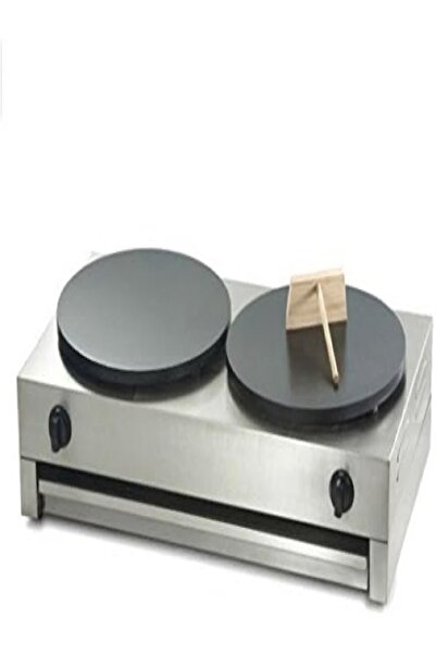 A.E آلة صنع الكريب التجارية oBlosdh 40 سم ذات طبقتين تعملان بغاز البترول المس...